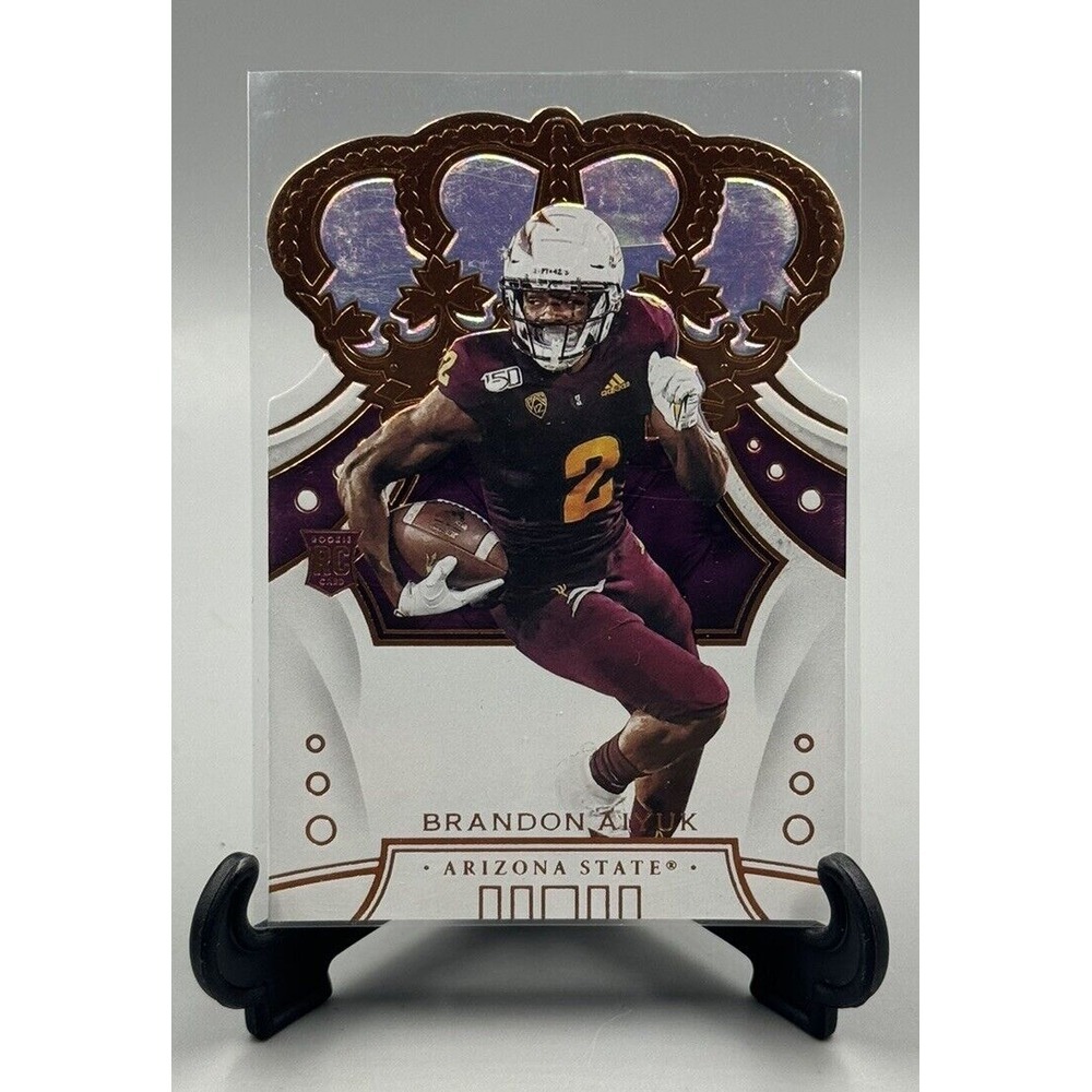 2020 Panini Chronicles Draft Picks #27 Brandon Aiyuk Crown Royale 49ers RC ASU